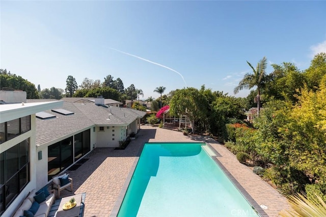 pool featuring a patio