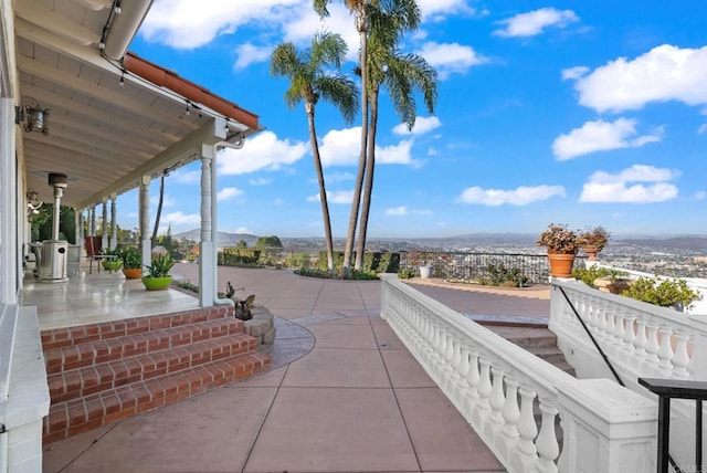 view of patio