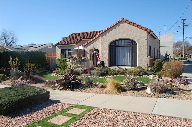 view of mediterranean / spanish house