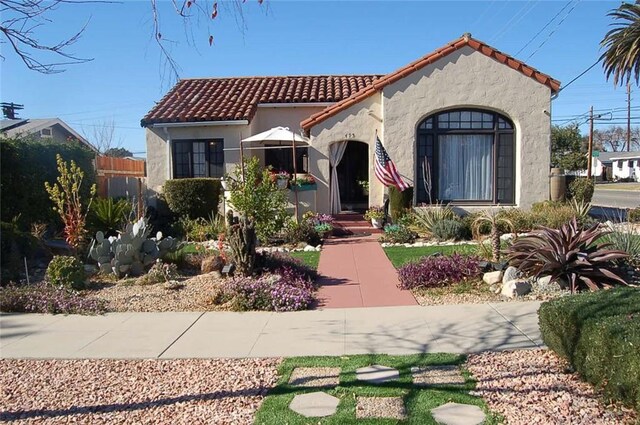 view of mediterranean / spanish house