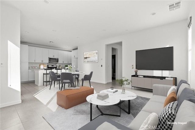15992 Jamie Ln Unit 1, Fontana, CA 92336 - living area with light tile patterned flooring and recessed lighting