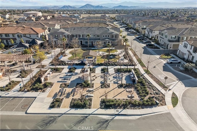 15992 Jamie Ln Unit 1, Fontana, CA 92336 - aerial perspective of suburban area featuring mountains