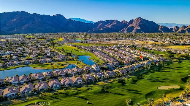 mountain view with a water view