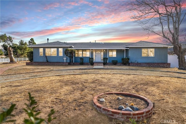 view of ranch-style house