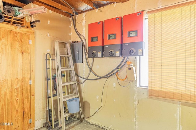 utility room featuring electric panel