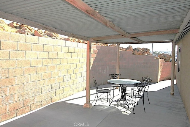 view of patio / terrace