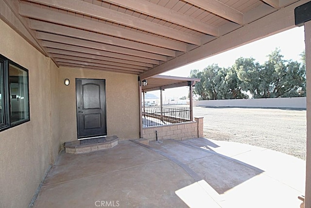 view of patio / terrace