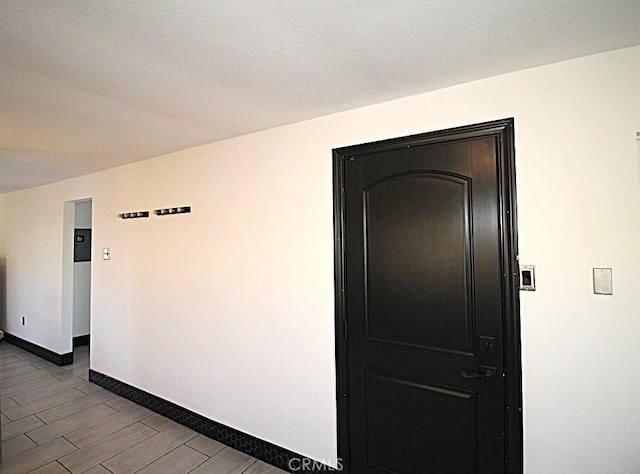 hall featuring light hardwood / wood-style floors