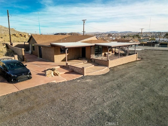 view of ranch-style home