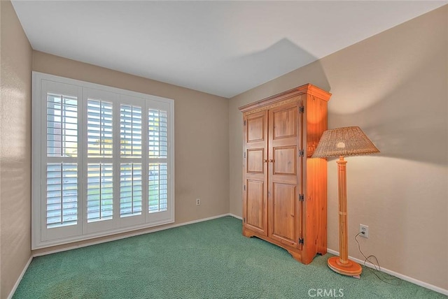 interior space with carpet floors