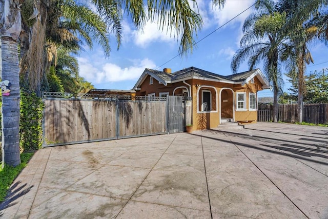 view of ranch-style home