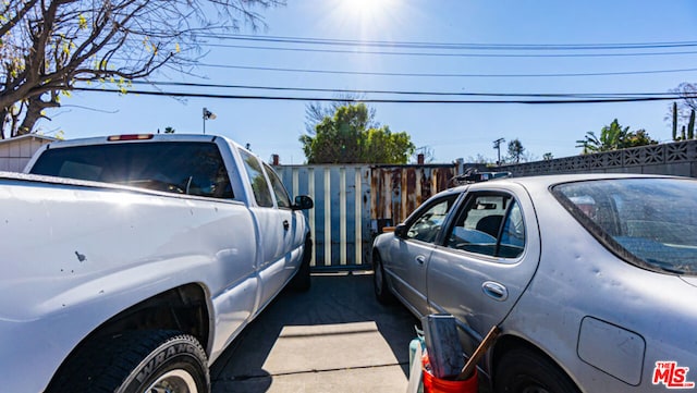 view of car parking