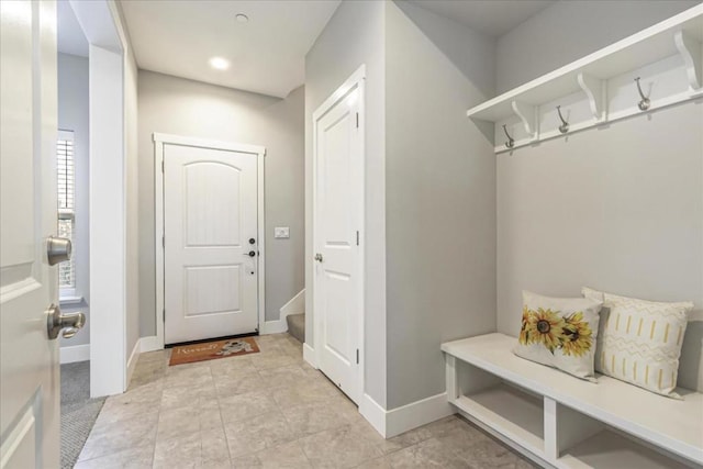 view of mudroom