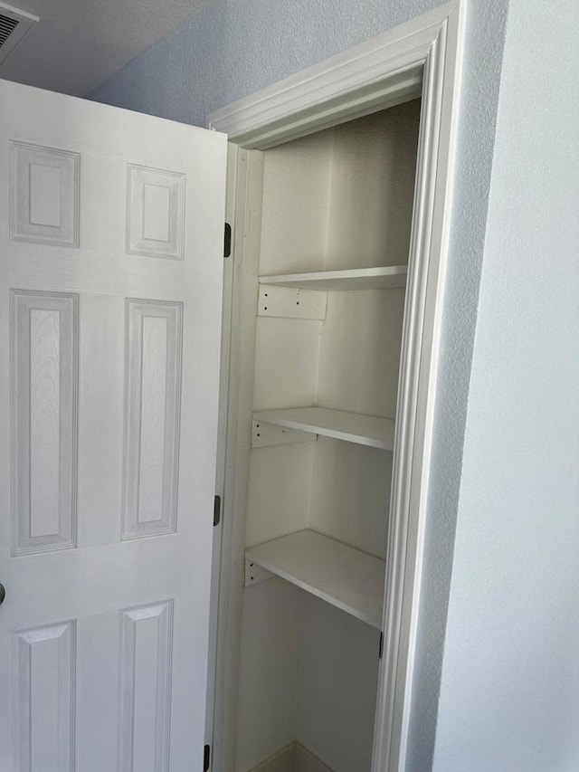 view of closet