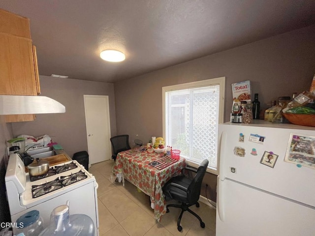 view of tiled dining room