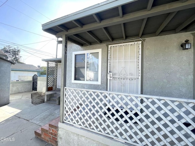136 S Roosevelt Ave, Oxnard, CA 93030 - doorway to property with stucco siding