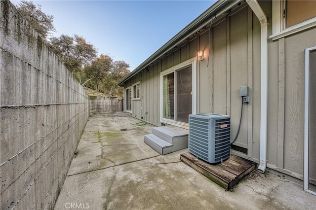 10401 Point Lakeview Rd, Kelseyville, CA 95451 - view of patio with cooling unit and a fenced backyard