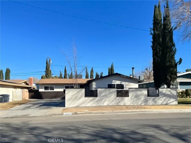 view of ranch-style house