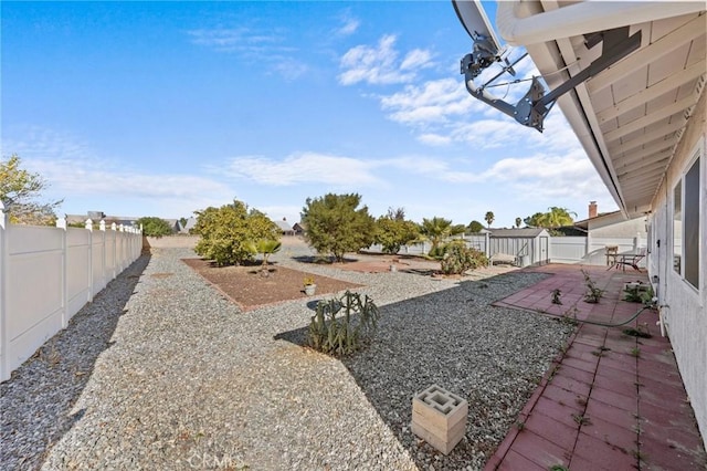 view of yard featuring a patio area