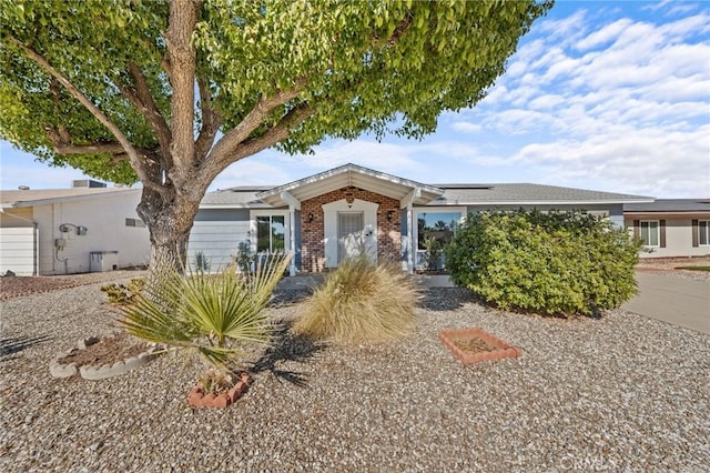 view of ranch-style house