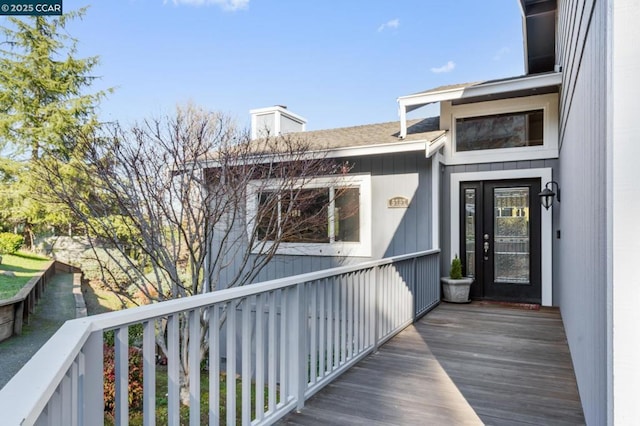 exterior space with a balcony