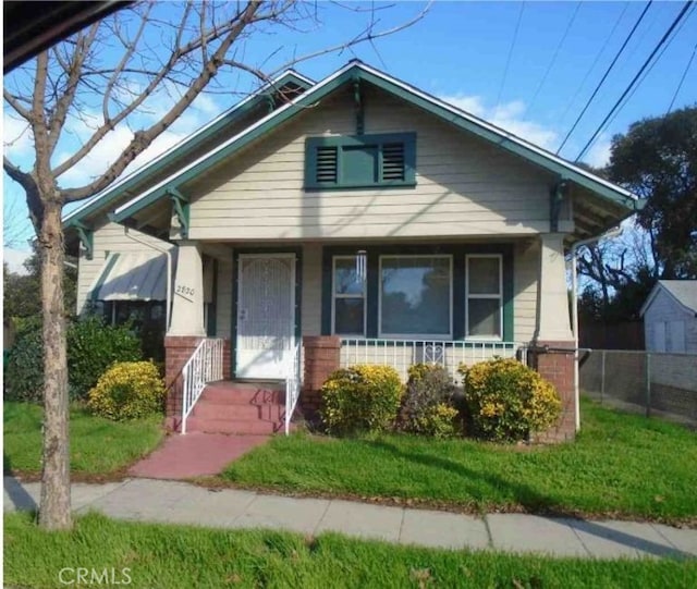 view of bungalow