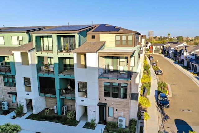 view of property with ac unit