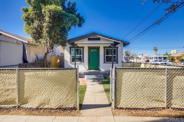 view of front of home