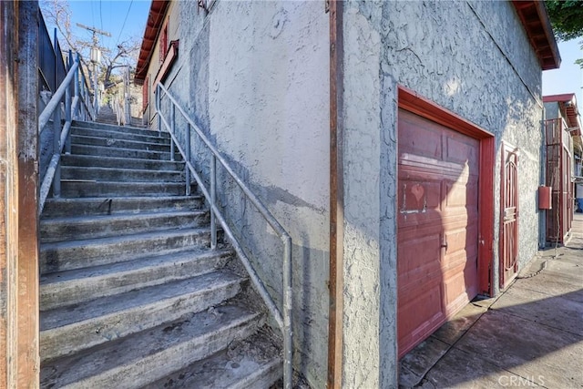 view of staircase