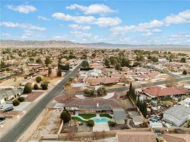 20276 Waco Rd, Apple Valley, CA 92308 - bird's eye view featuring a mountain view