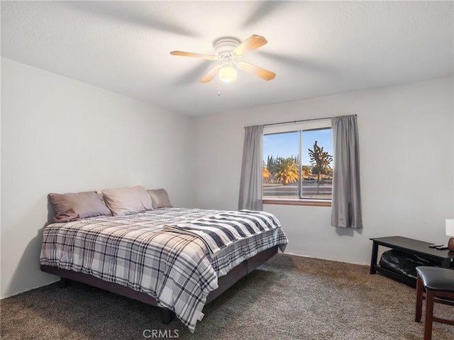 20276 Waco Rd, Apple Valley, CA 92308 - bedroom with ceiling fan and carpet flooring