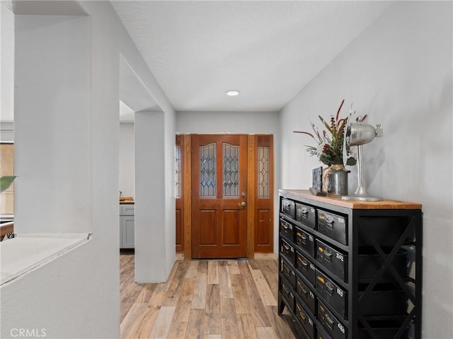 20276 Waco Rd, Apple Valley, CA 92308 - foyer entrance featuring light wood-type flooring