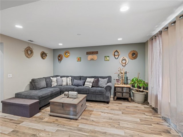 20276 Waco Rd, Apple Valley, CA 92308 - living room featuring light hardwood / wood-style flooring