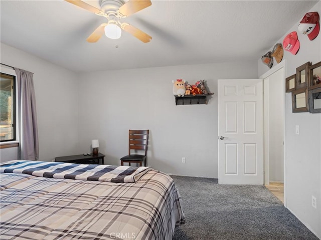 20276 Waco Rd, Apple Valley, CA 92308 - carpeted bedroom featuring ceiling fan