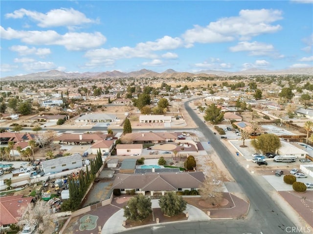 20276 Waco Rd, Apple Valley, CA 92308 - drone / aerial view featuring a mountain view