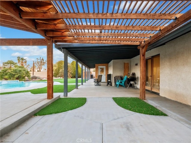 20276 Waco Rd, Apple Valley, CA 92308 - view of patio / terrace featuring a pergola