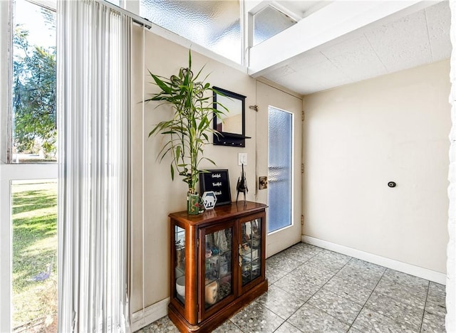 doorway to outside with plenty of natural light