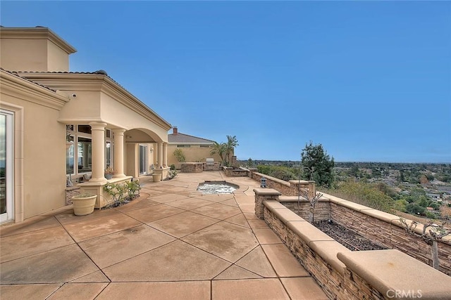 view of patio