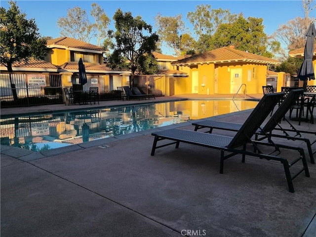 1911 E Calico Dr, West Covina, CA 91791 - community pool with fence and a patio