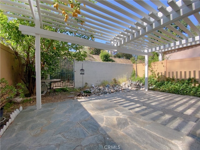 1911 E Calico Dr, West Covina, CA 91791 - view of patio featuring a pergola