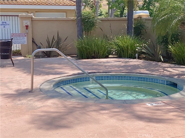 1911 E Calico Dr, West Covina, CA 91791 - view of pool featuring a hot tub