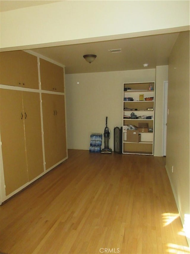 interior space featuring wood-type flooring