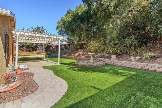 1403 Goff Ct, San Diego, CA 92114 - view of yard with a pergola and a patio area