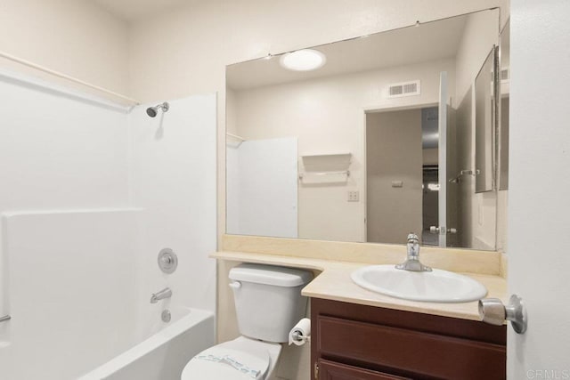 1403 Goff Ct, San Diego, CA 92114 - bathroom featuring vanity, toilet, and shower / washtub combination