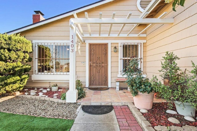 1403 Goff Ct, San Diego, CA 92114 - entrance to property with a chimney