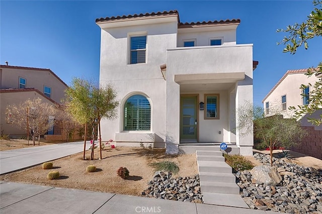 view of mediterranean / spanish house