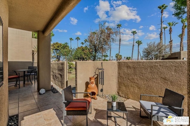 view of patio