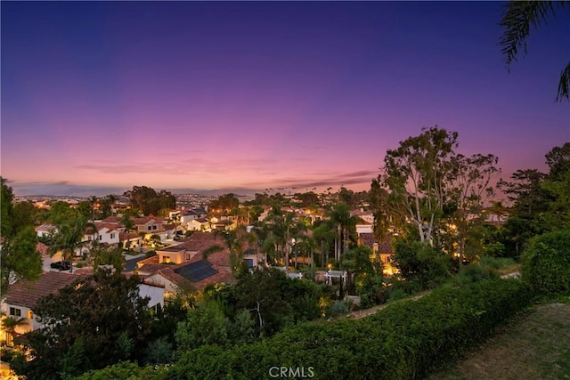 drone / aerial view featuring a residential view