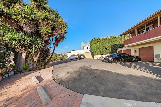 exterior space featuring driveway