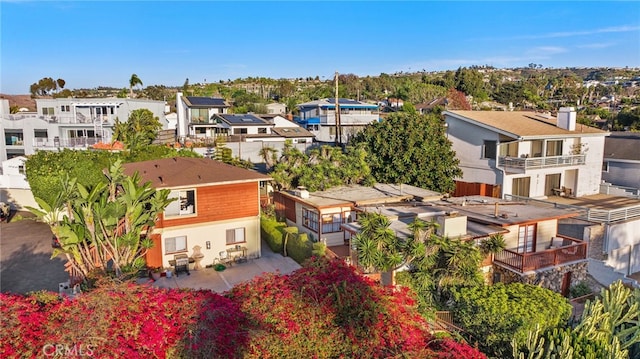 birds eye view of property featuring a residential view